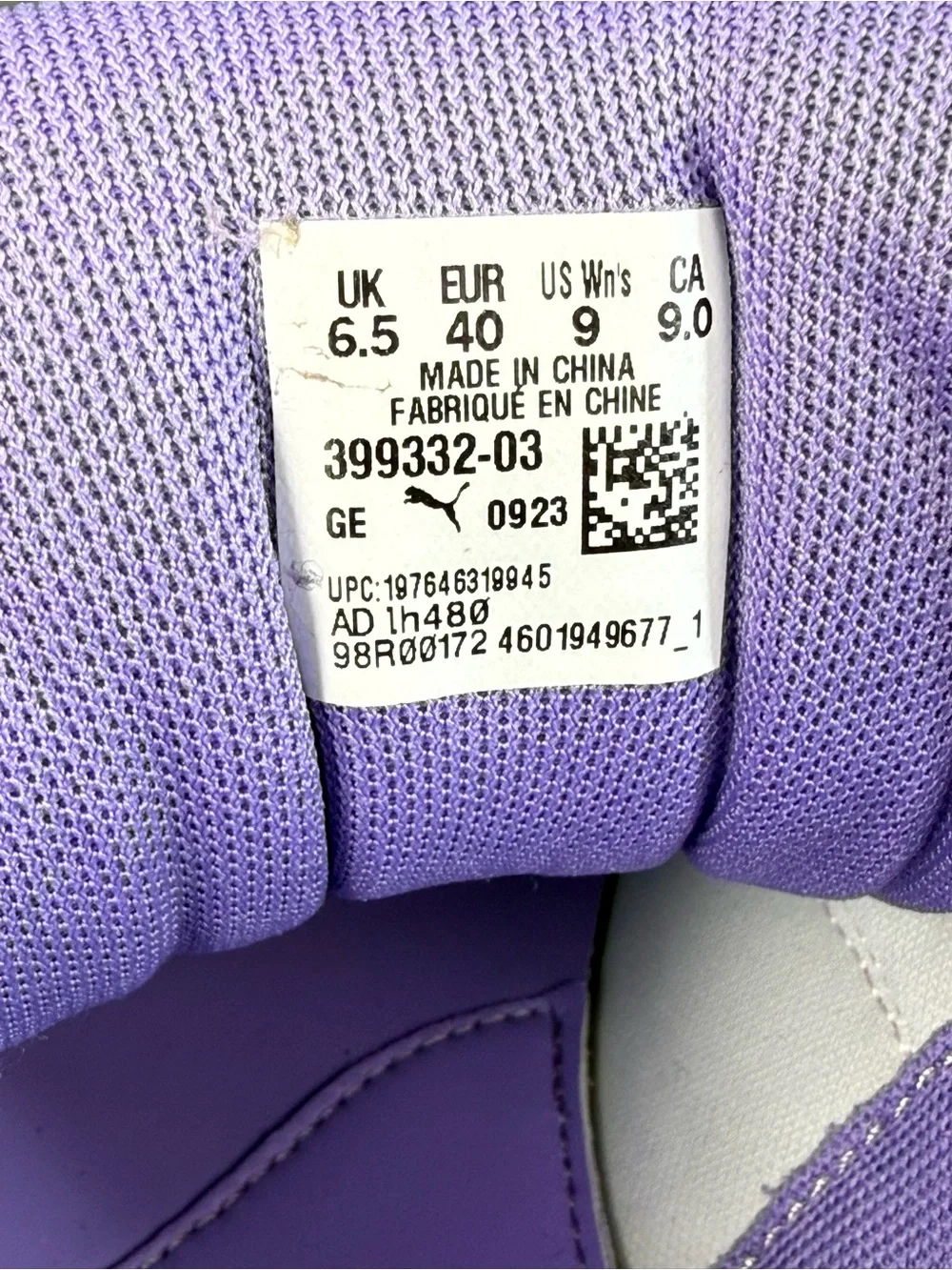 Fenty x Puma Creeper Phatty 'Lavender Burnt Red' sneaker shoes womens 8